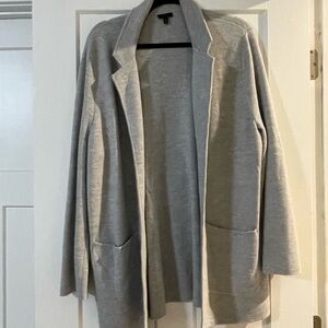 Talbot’s Gray Cardigan with Pockets